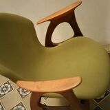 1/2 Chair Rocking chair Danish Aage Christiansen for Erhardsen & Andersen