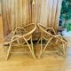 Mid-20th century rattan lounge for garden, terrace, veranda, etc.