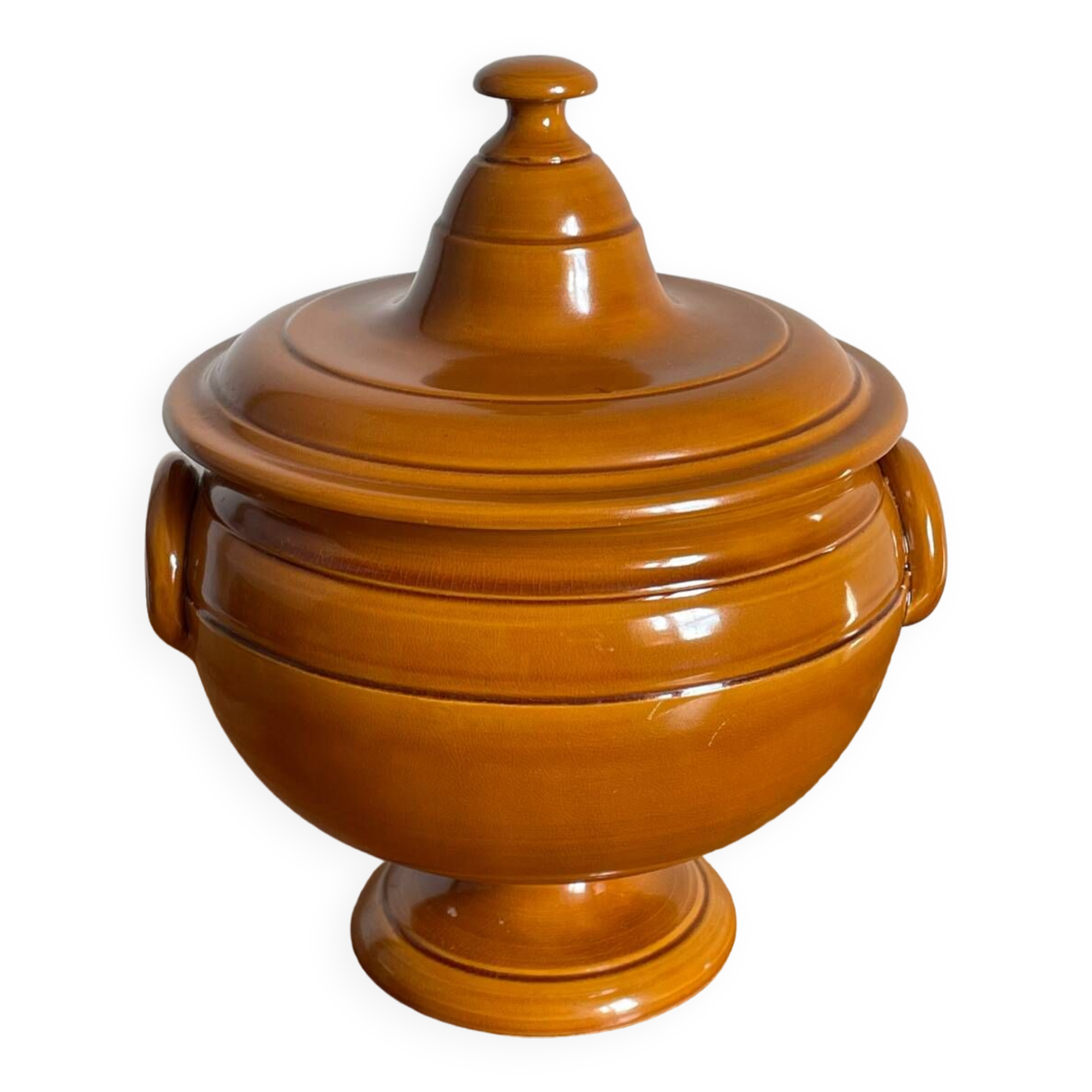 Ceramic soup tureen from Biot pottery