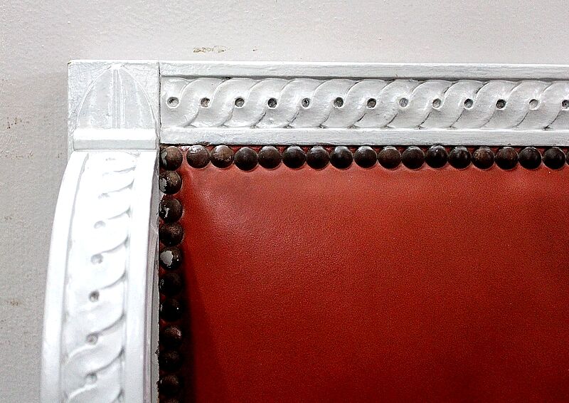 Beech children's bench, Louis XVI style, Early 20th century