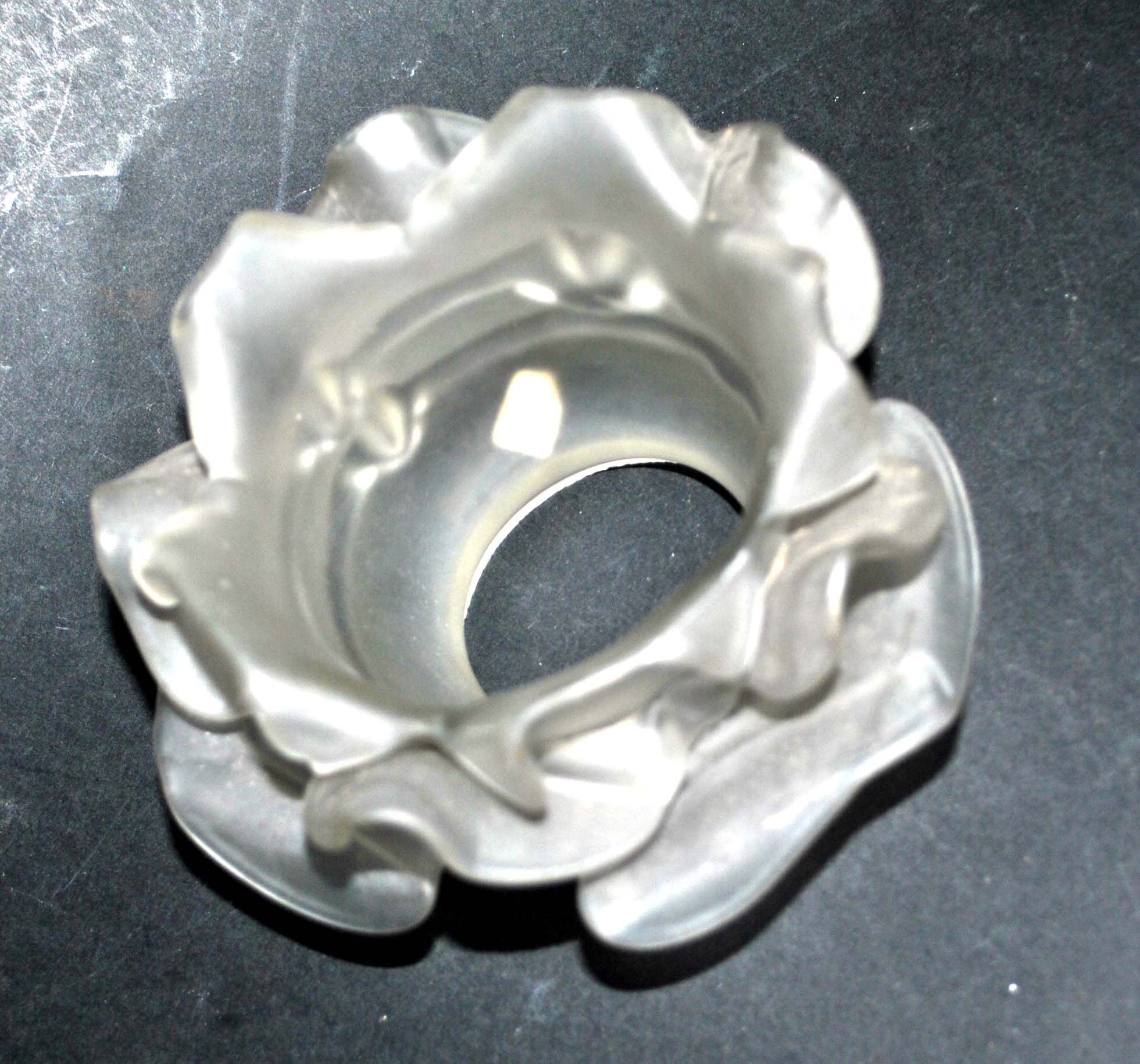 Tulip for lamp art deco - glass cup pink shape