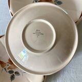 Set of round Digoin serving dishes