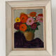 Oil on canvas flowers