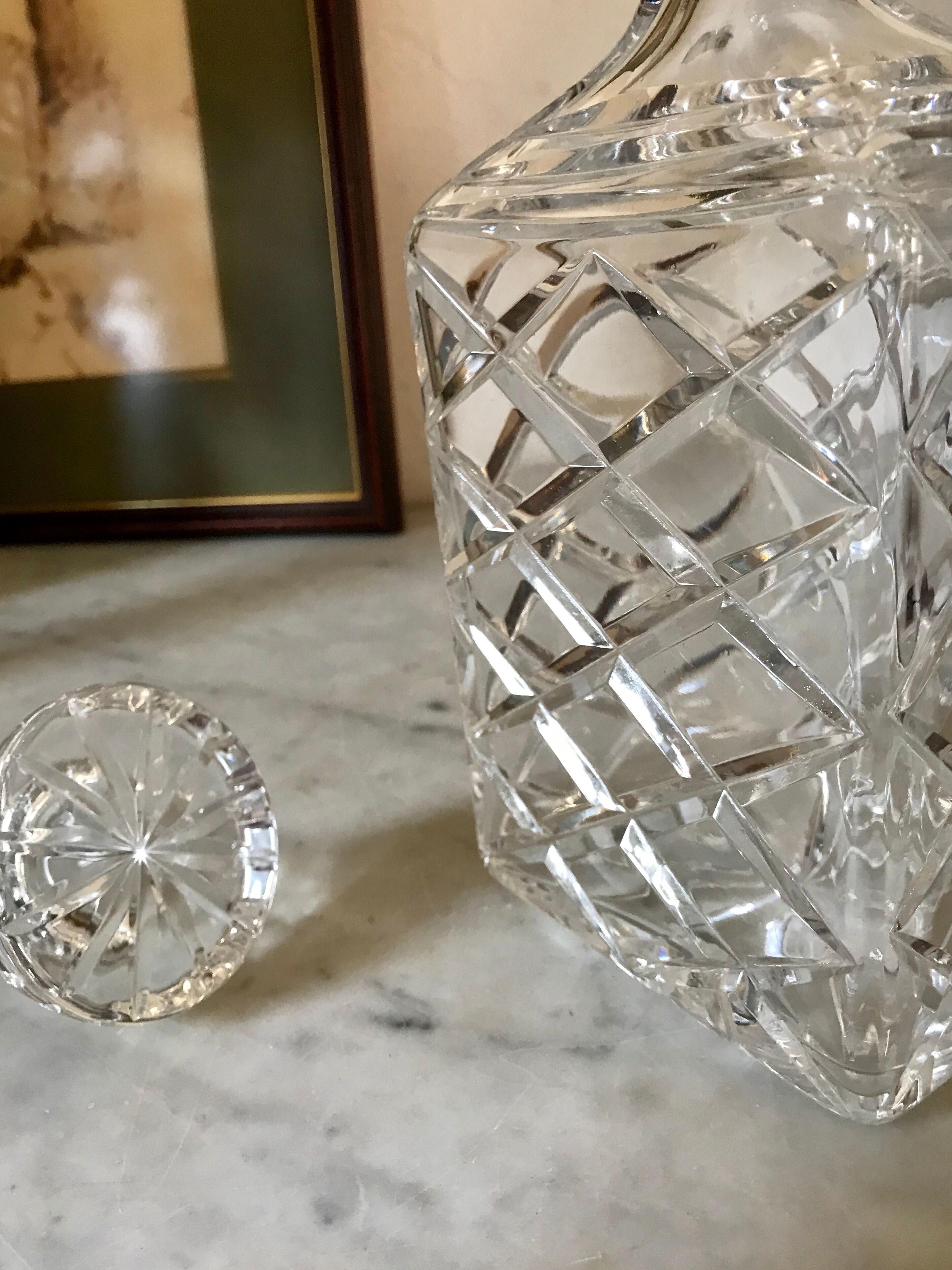 Crystal whisky carafe
