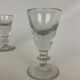Set of 6 glasses thick ass bar bistro antique vintage