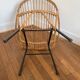 Pair of vintage rattan armchairs