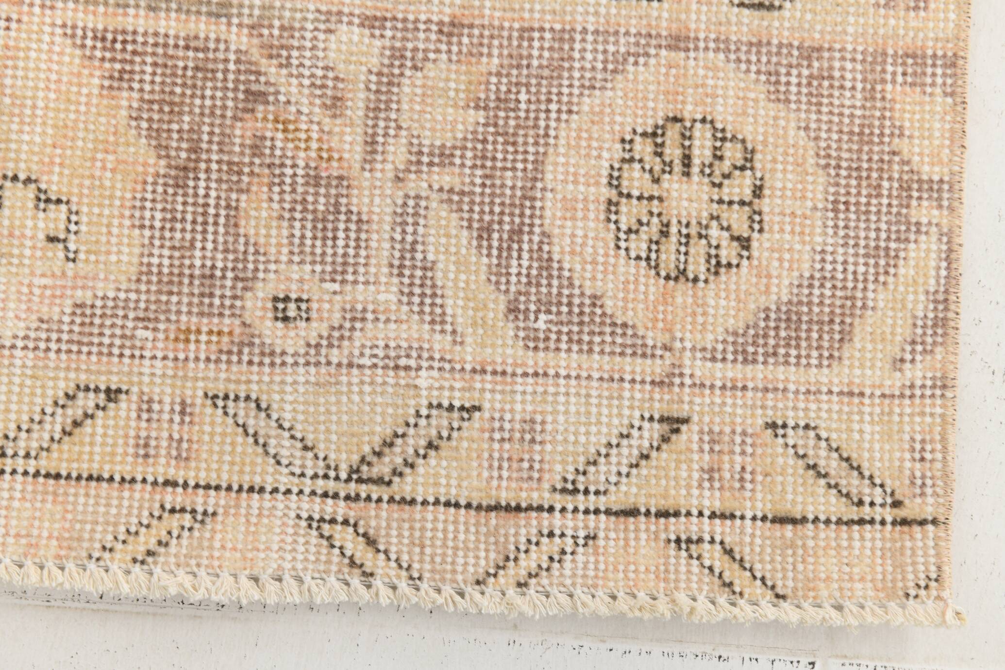 3x12 Cream Beige Persian Runner Rug 86x358Cm SK 17433