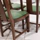 Suite de 6 Chaises chêne Art Déco années 1940