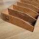Industrial shelf with wooden lockers