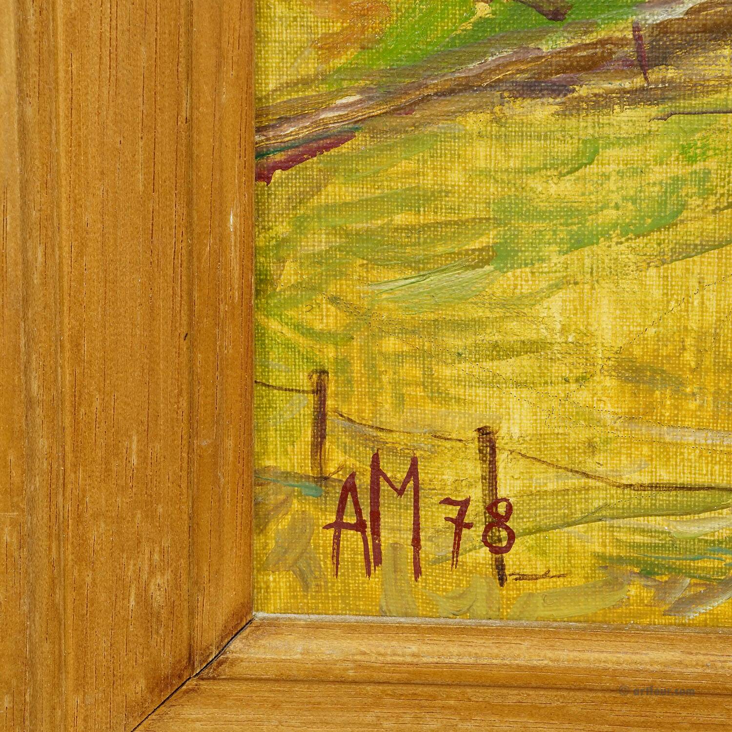 Kirchberg in Tirol, 1978 – Oil painting by Alexander Michael