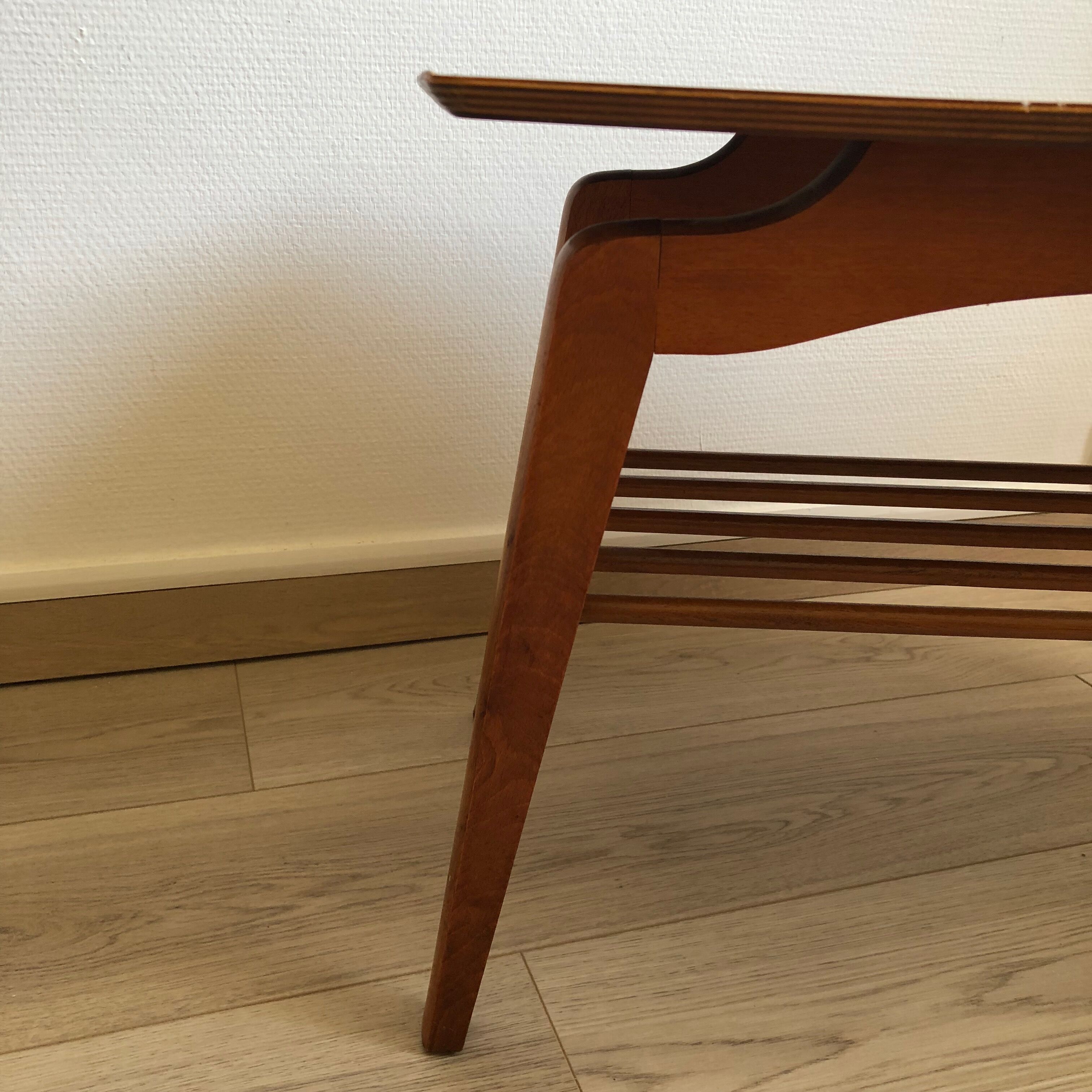 Table basse anglaise cws ltd 75x45cm vintage 1960