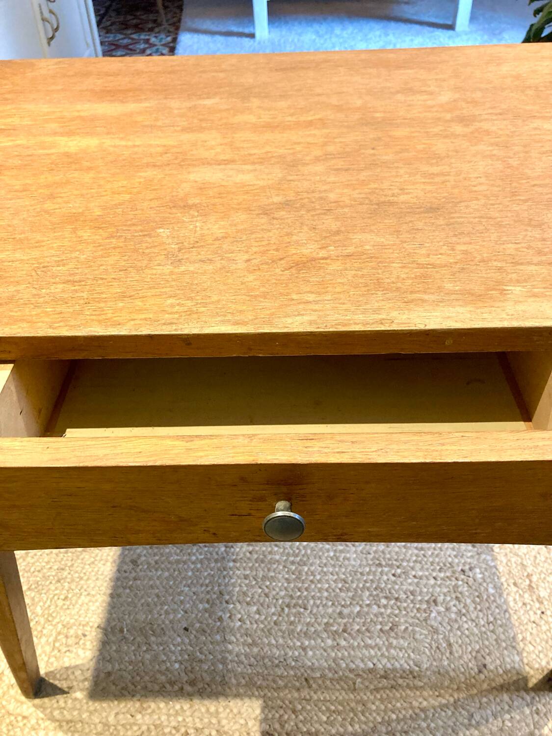 Vintage compass foot desk