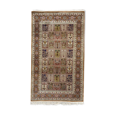 Tapis vintage turc en soie 92x157 cm