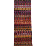 Tapis vintage turc de oushak tissé à la main 99x455 cm