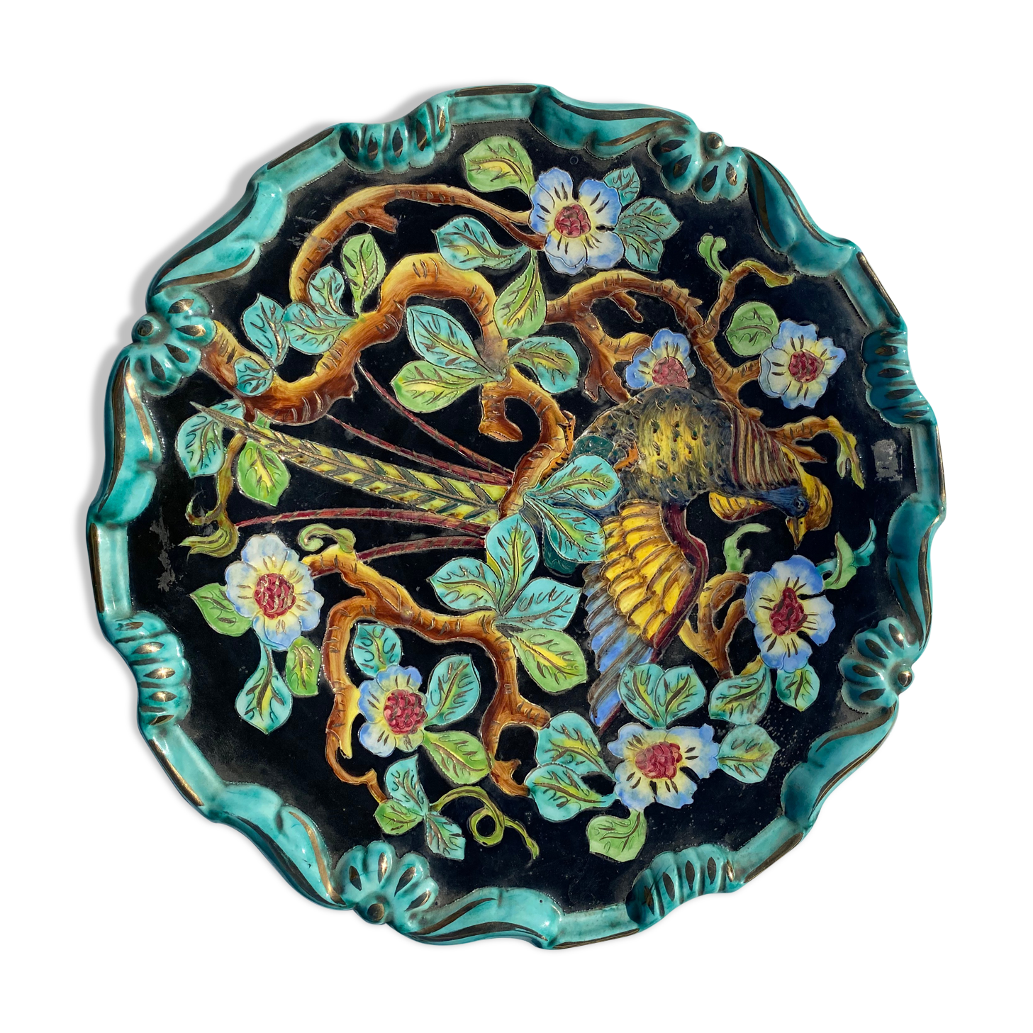 Vintage ceramic dish Monaco Cerart