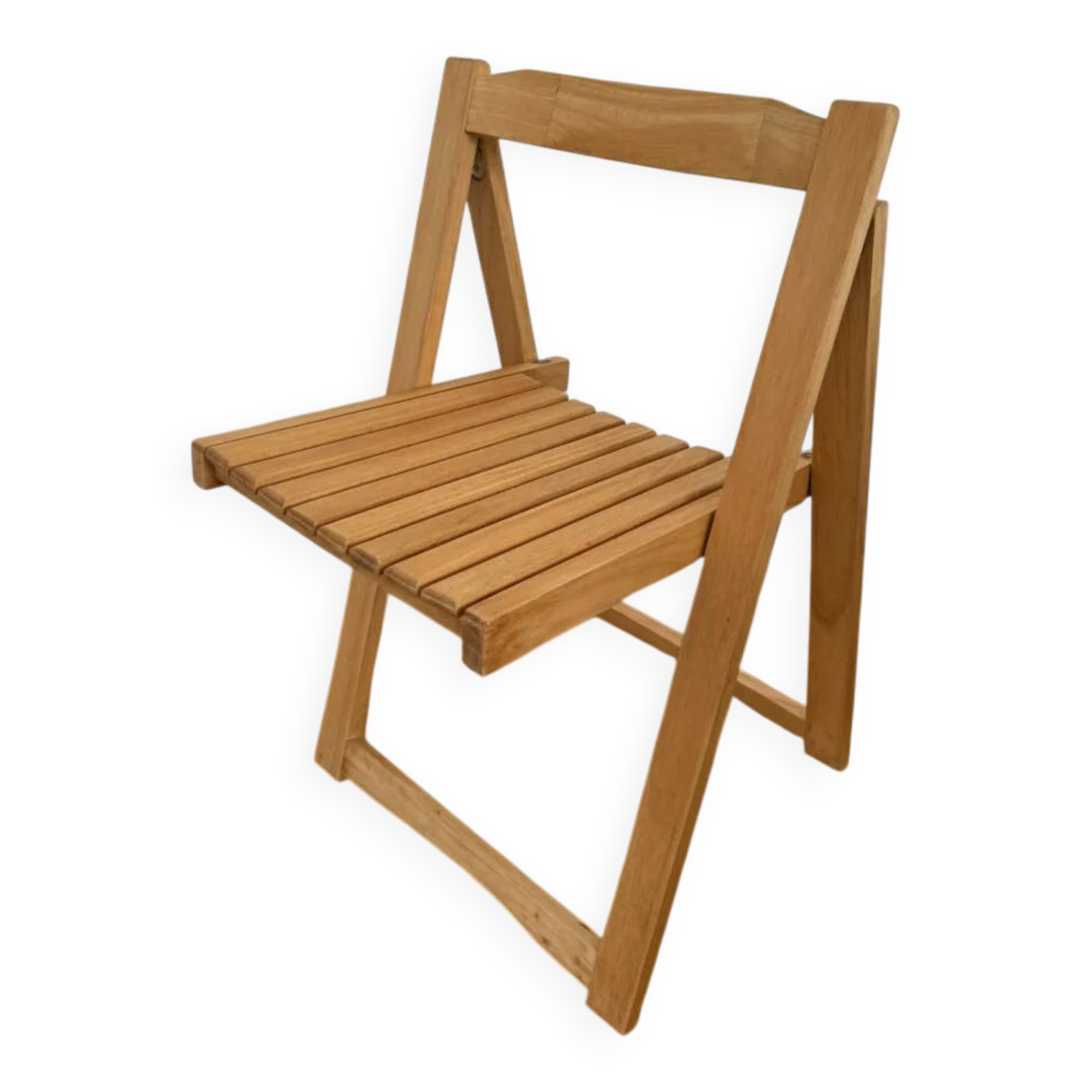 Wooden folding chair
