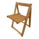Wooden folding chair