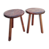 2 antique stools