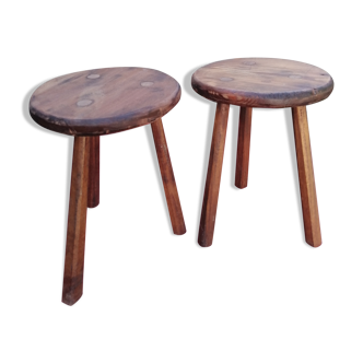 2 antique stools