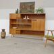 Buffet Vaisselier en bois blond Libena , ex Tchécoslovaquie 1970