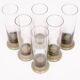Set of Six Smoked Glass Beer Glasses by Rosenthal, 1970s