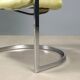 Chaises vintage Saporiti design Vittorio Introini en tissu années 1970