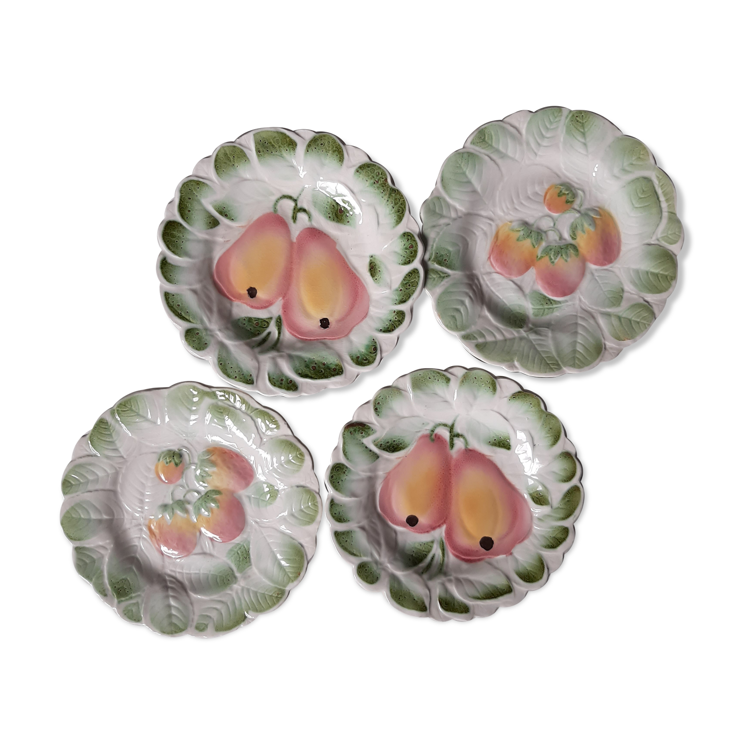 4 slurry dessert plates