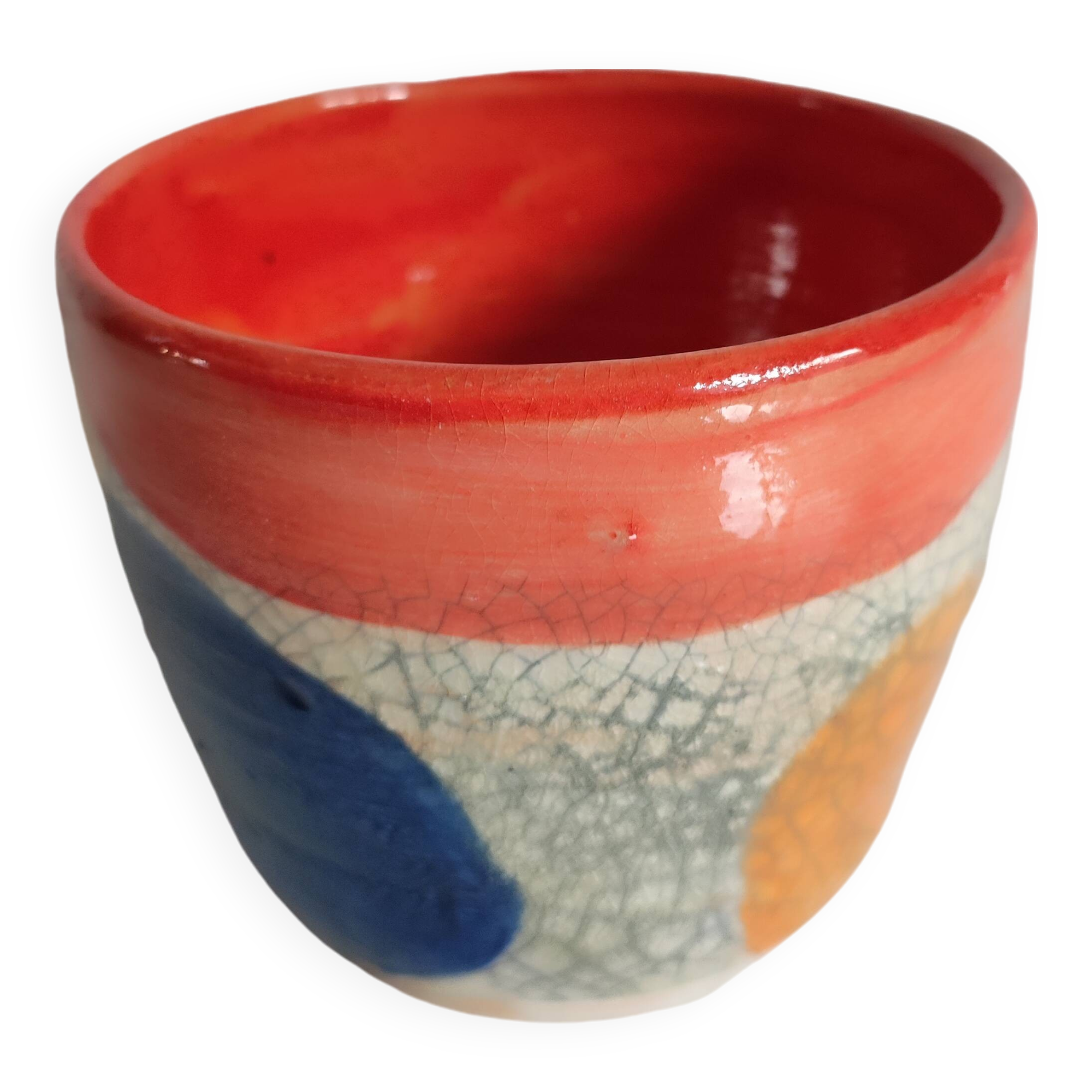 Contemporary ceramic bowl signed