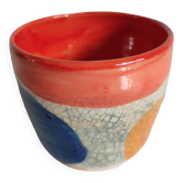 Contemporary ceramic bowl signed