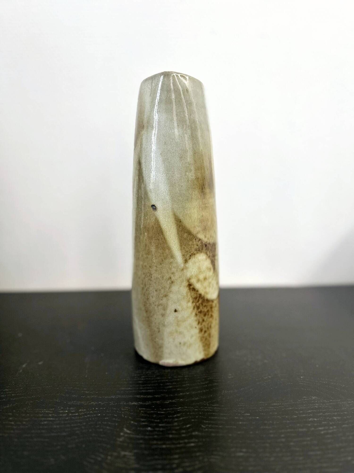 Slender ceramic vase in the style of Marcel Piot 1960s/70s