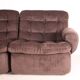 Modular fabric sofa
