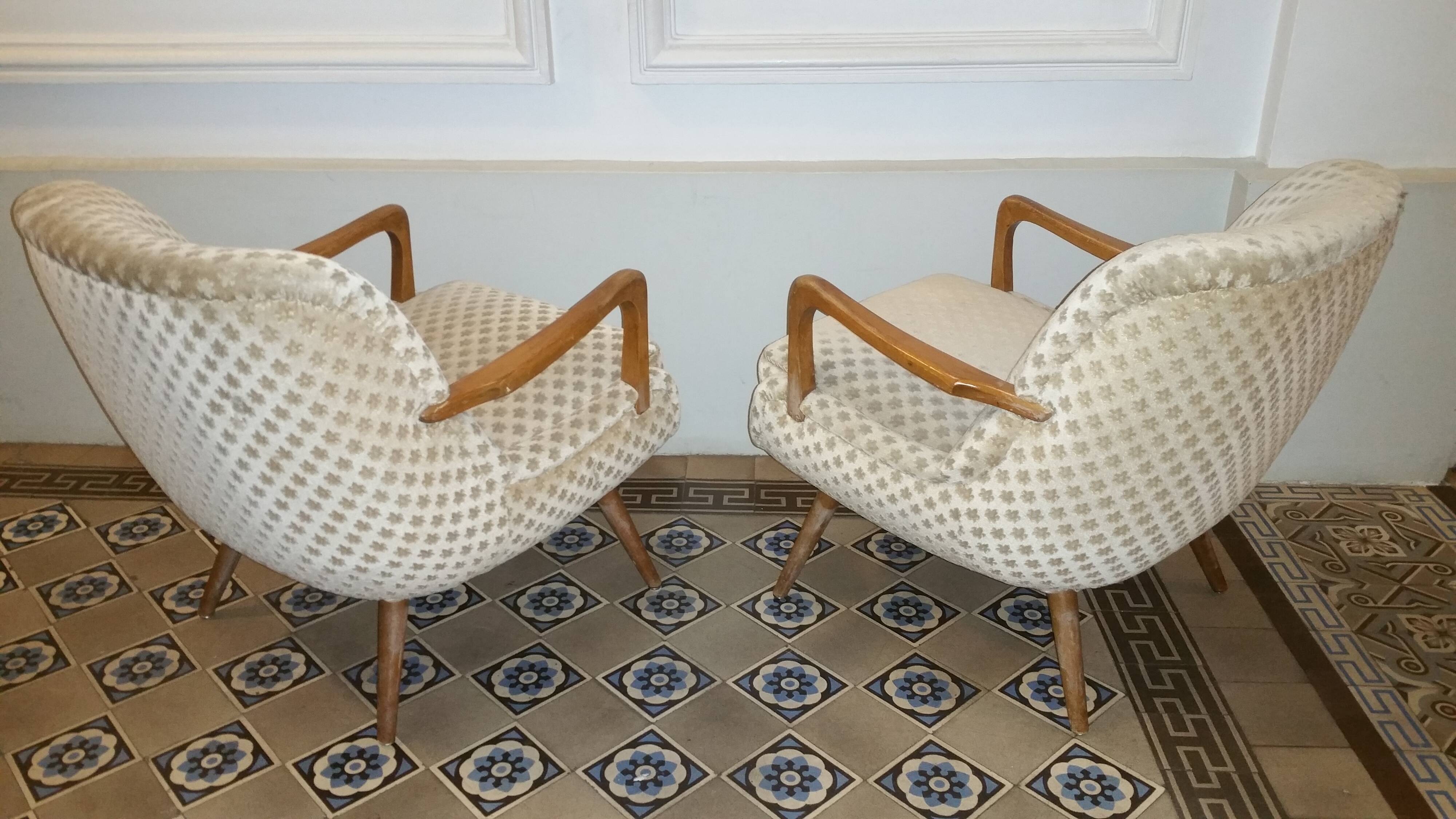 Chair Scandinavian cocktail design 50s 60s