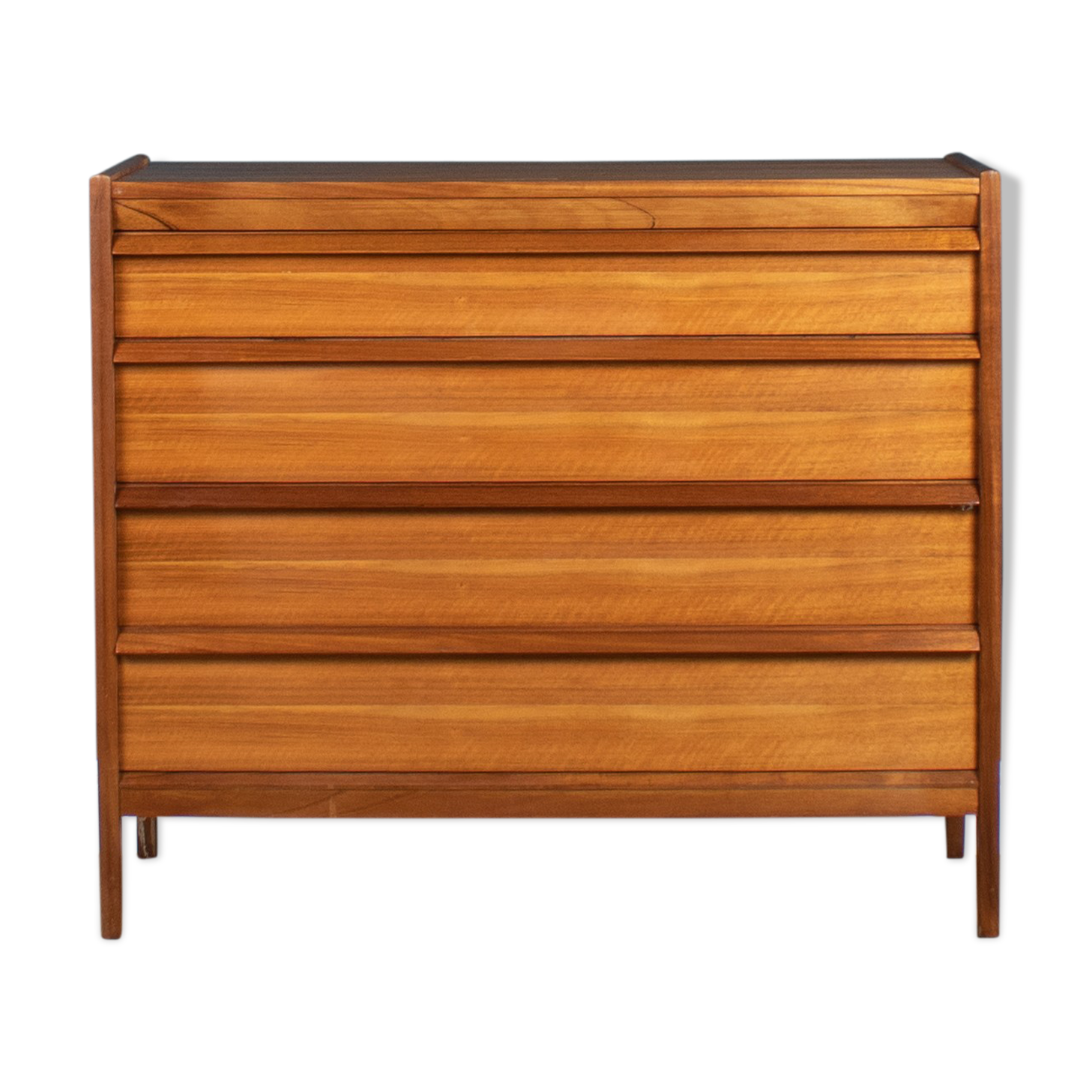 Retro Walnut & Rosewood Younger Chest Of Drawers By John Herbert