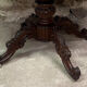 Napoleon III era pedestal table in mahogany around 1850