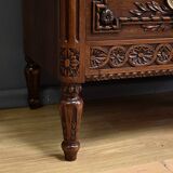 Walnut chest of drawers, Louis XVI style – Mid-20th century