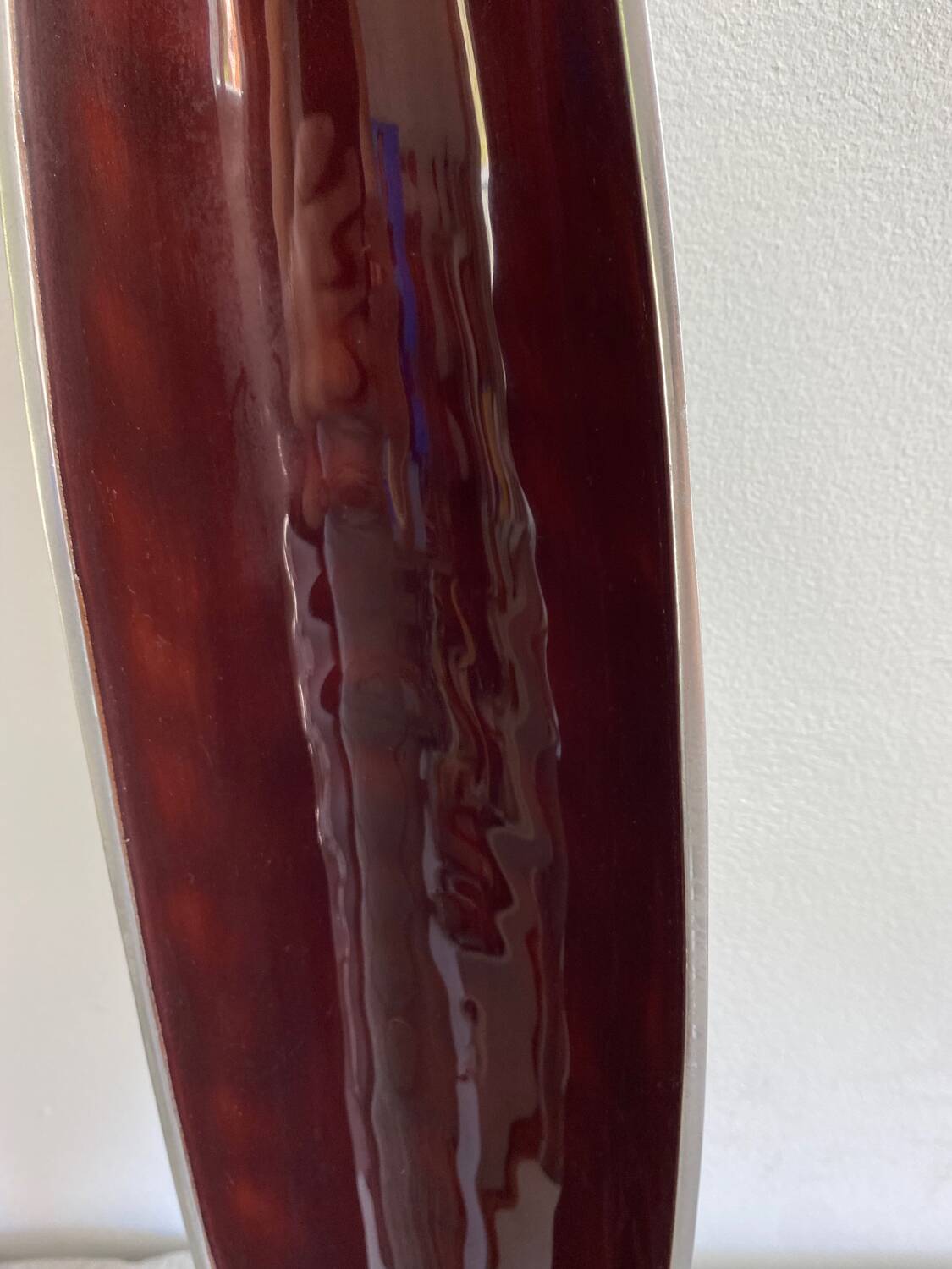 Large enamelled aluminium shuttle cup