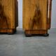 1940s pair of Art Deco bedside tables, Czechoslovakia