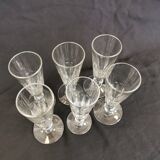 Set of 6 champagne flutes