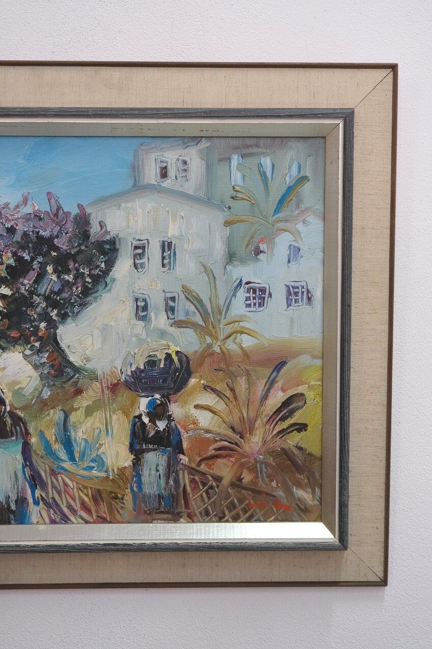 Eric Lo Ohlqvist (Eric Loo), Swedish Modern Painting, Oil on Canvas, 1960s