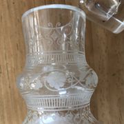 Vintage crystal carafe