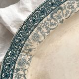 Oval ironstone dish "Sully" Choisy le Roi Hautin Boulenger et Cie