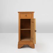 Art Deco Nightstand in Pine Wood, France, 1930s