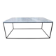 Rectangular Carrara marble coffee table 120x60 cm