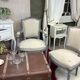 Pair of antique Louis XVI style chairs, completely renovated