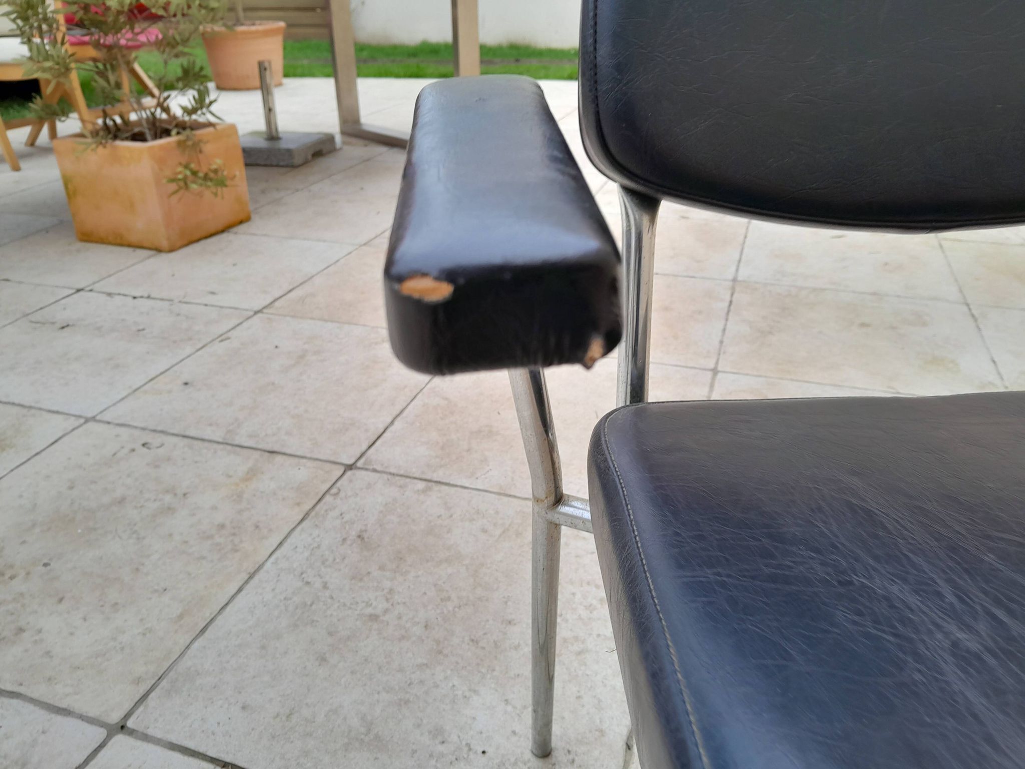 Vintage Italian design office chair