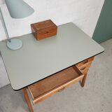 Vintage compass feet desk