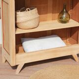 Vintage compass foot bookcase