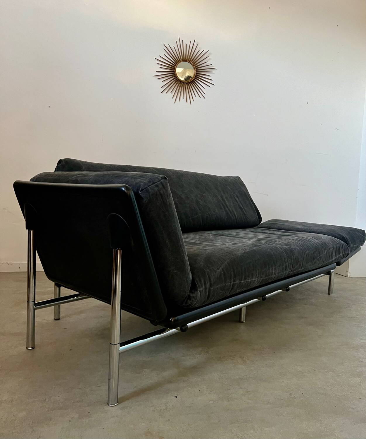 Vintage 2/3 seater sofa "Rataplan" Italian design Roberto Tapinassi for Dema modular