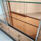 Art deco showcase cerused oak