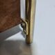 Vintage metal magazine holder